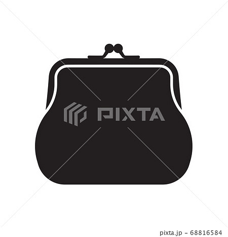 Retro purse for coins. Coin wallet icon. Vector 68816584