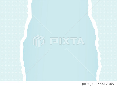 Blue paper with torn edges, vector background 68817365