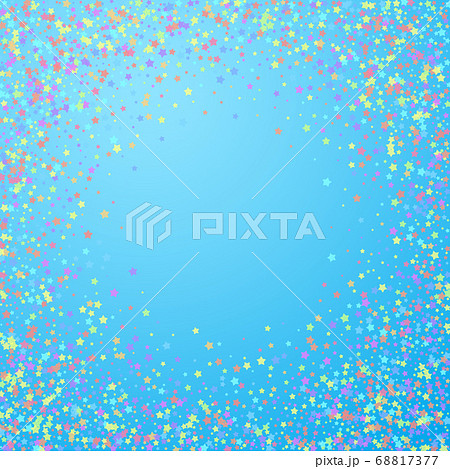 Festive confetti. Celebration stars. Colorful star 68817377