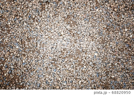 Gravel and small rocks scattered background and 68820950