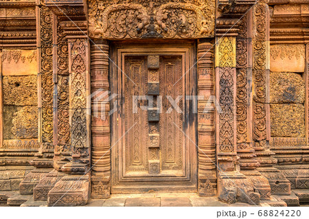 Banteay Srei temple in Angkor Wat Banteay Srei temple in Angkor Wat 68824220