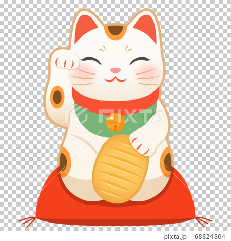 小判を持つ招き猫 小判を持つ招き猫 68824804