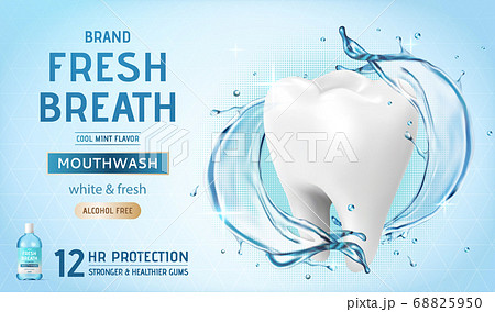 Ad template for mouth wash 68825950