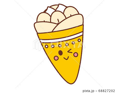 クレープ 2 キャラのイラスト素材 6872