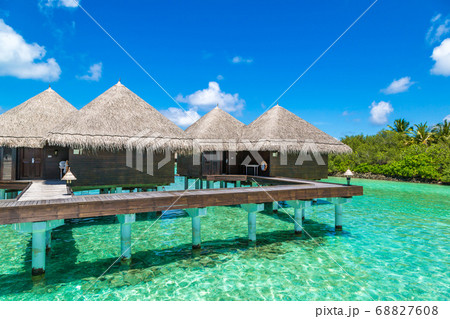Water Villas (Bungalows) in the Maldives Water Villas (Bungalows) in the Maldives 68827608