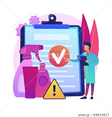 Product safety control abstract concept vector illustration. Product safety control abstract concept vector illustration. 68829827