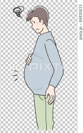 Man suffering from obesity Man suffering from obesity 68830813