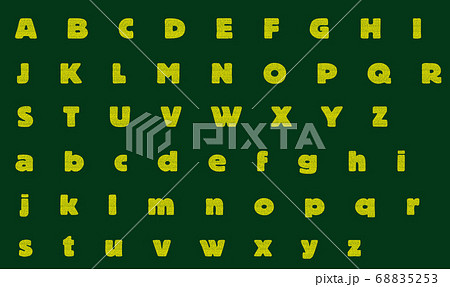 イラスト アルファベット EDDIE 黄色 イラスト アルファベット EDDIE 黄色 68835253