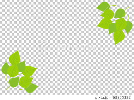 Poplar leaf frame 68835322