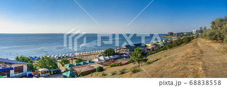 Public beach in Chernomorsk, Ukraine 68838558