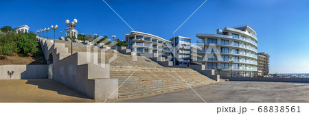 Maritime Stairs in Chernomorsk, Ukraine 68838561