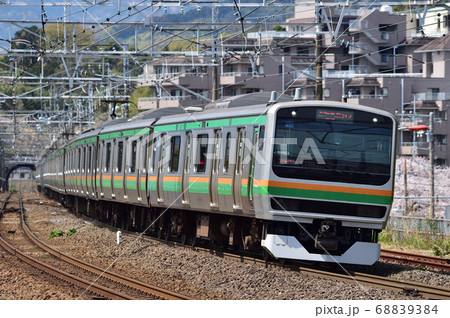 東海道本線　真鶴　JR東日本　E231系1000番台　U113編成（小山） 68839384