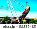 テーマパーク　アトラクション　海賊船 68839485