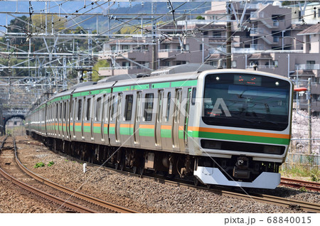 東海道本線　真鶴　JR東日本　E231系1000番台　S28編成（国府津） 68840015
