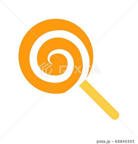 ペロペロキャンディのアイコンイラストのイラスト素材