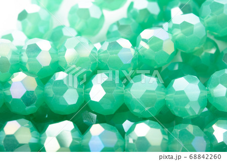 Beautiful Light green Glass Sparkle Crystal 68842260