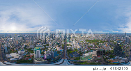 360 panorama by 180 degrees angle seamless 68842590
