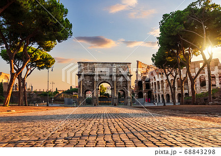 The Arch of Constantine in Rome, Italy The Arch of Constantine in Rome, Italy 68843298