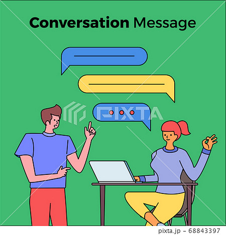Conversation Message People Conversation Message People 68843397
