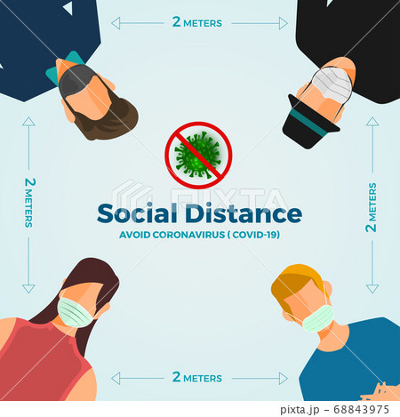 Covid-19 Social Distance 02 Covid-19 Social Distance 02 68843975