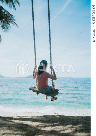 Woman. relax, beach Woman. relax, beach 68845934