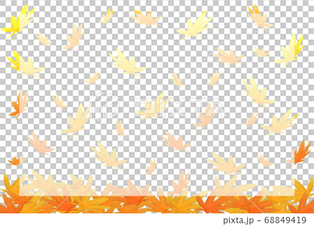 Watercolor maple background (yellow) Watercolor maple background (yellow) 68849419