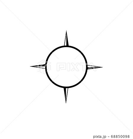 Compass graphic design template vector isolated 68850098