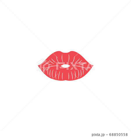 Lips graphic design template vector isolated 68850558