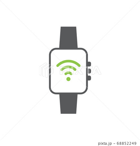 Smartwatch icon design template vector isolated Smartwatch icon design template vector isolated 68852249