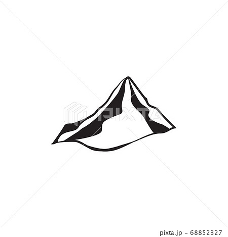 Mountain icon design template vector isolated Mountain icon design template vector isolated 68852327