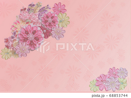 つまみ細工イラスト 68853744