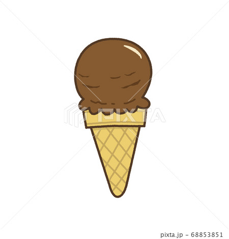 アイスクリーム チョコのイラスト素材 アイスクリーム チョコのイラスト素材