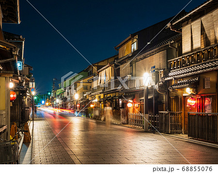 京都 夜の祇園 花見小路 京都 夜の祇園 花見小路 68855076