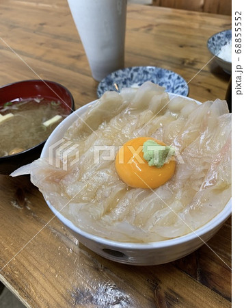 青森県八戸で食べたヒラメの漬け丼 青森県八戸で食べたヒラメの漬け丼 68855552
