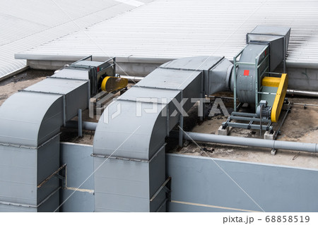 Ventilation system of the air conditioner system. 68858519