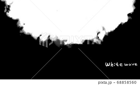 モノクロの水彩インク背景のイラスト素材