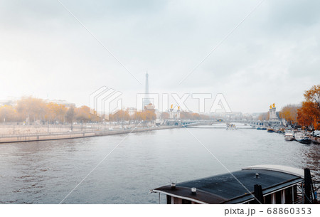 Alexandre III bridge with Eiffel Tower , France Alexandre III bridge with Eiffel Tower , France 68860353