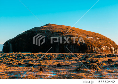Iceland's incredible mountain landscape in winter. Iceland's incredible mountain landscape in winter. 68860442