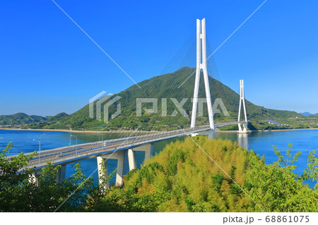 【愛媛県】初夏の多々羅大橋 68861075