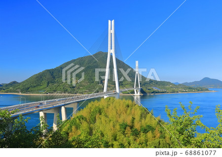 【愛媛県】初夏の多々羅大橋 68861077