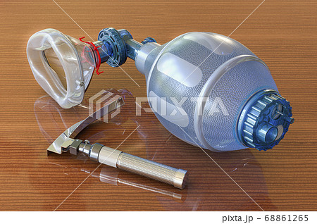 Laryngoscope and Ambu Bag 68861265