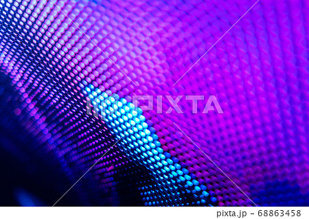 CloseUp LED blurred screen. LED soft focus 68863458