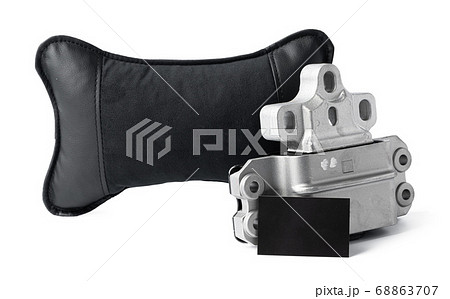 Car part. Shock absorber mount on white background. 68863707