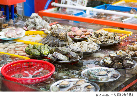 釜山の市場 68866493