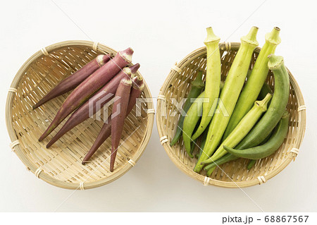 2種類のオクラの盛り合わせ 68867567