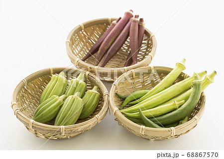 3種類のオクラの盛り合わせ 68867570