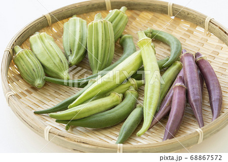3種類のオクラの盛り合わせ 3種類のオクラの盛り合わせ 68867572