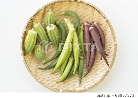 3種類のオクラの盛り合わせ 68867573