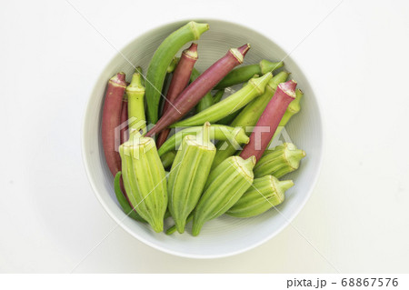3種類のオクラの盛り合わせ 68867576