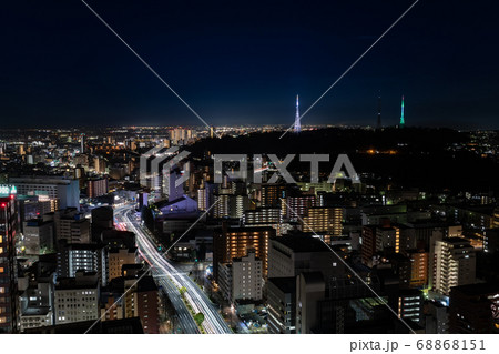 仙台市街の夜景 68868151